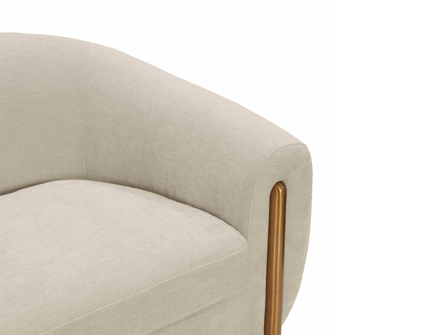 Sofá seccional de dos piezas Lindyn color marfil