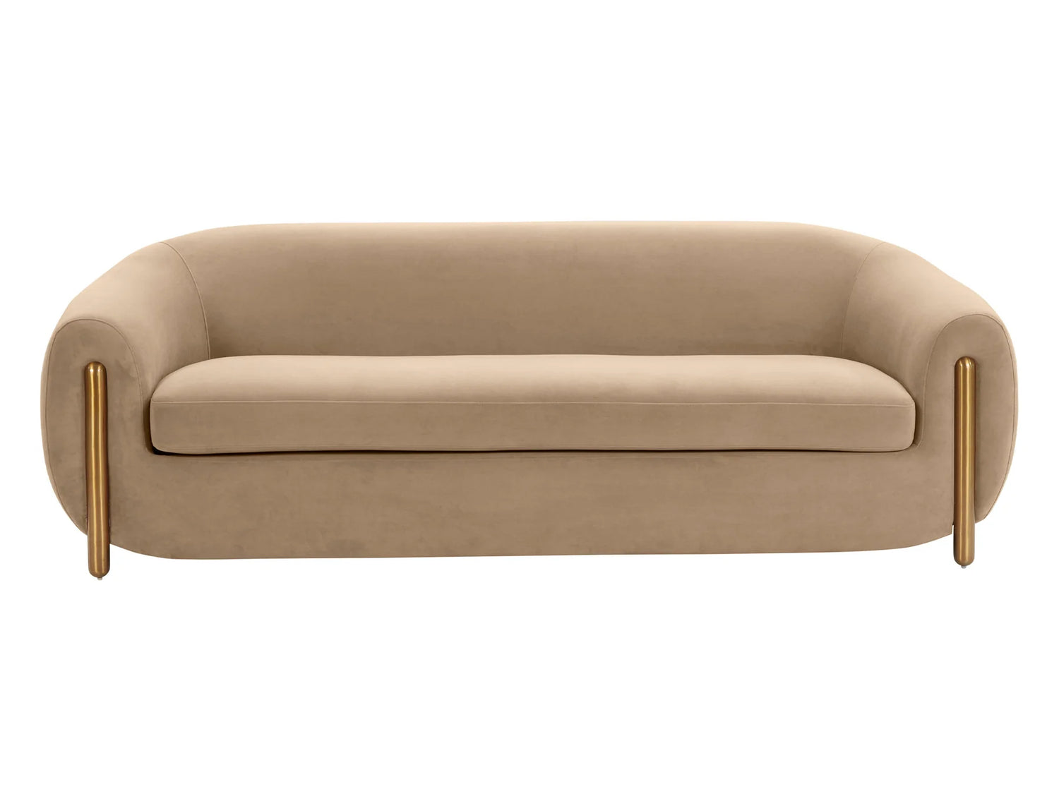 Sofá seccional de dos piezas Lindyn color marfil