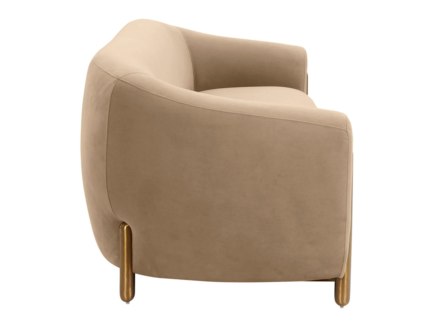 Sofá seccional de dos piezas Lindyn color marfil