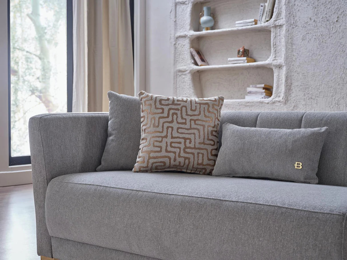 Monroe Merit Gray Living Room Set