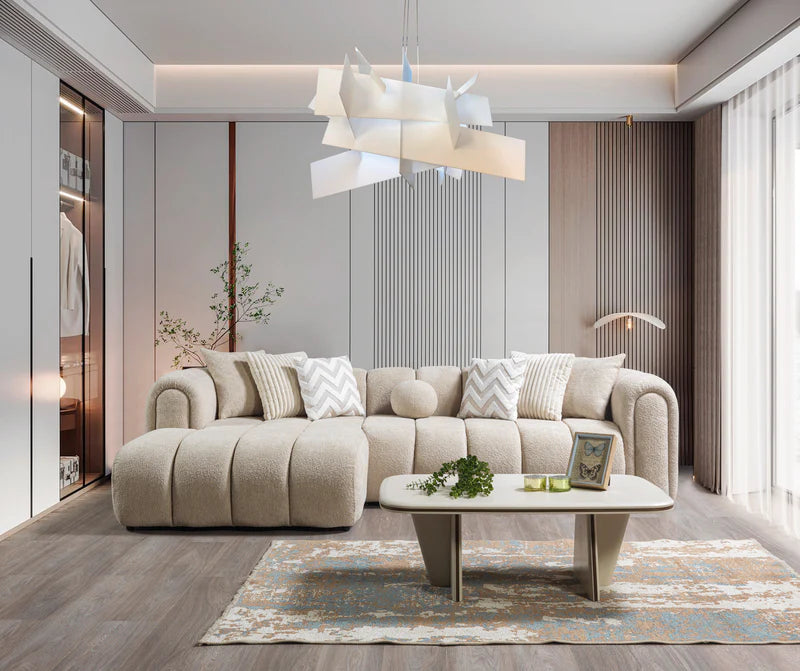 Lis Boucle 115" Sectional