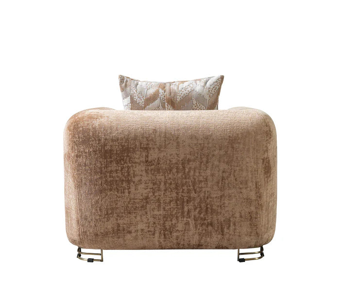 Brenda Coffee Boucle Accent Chair