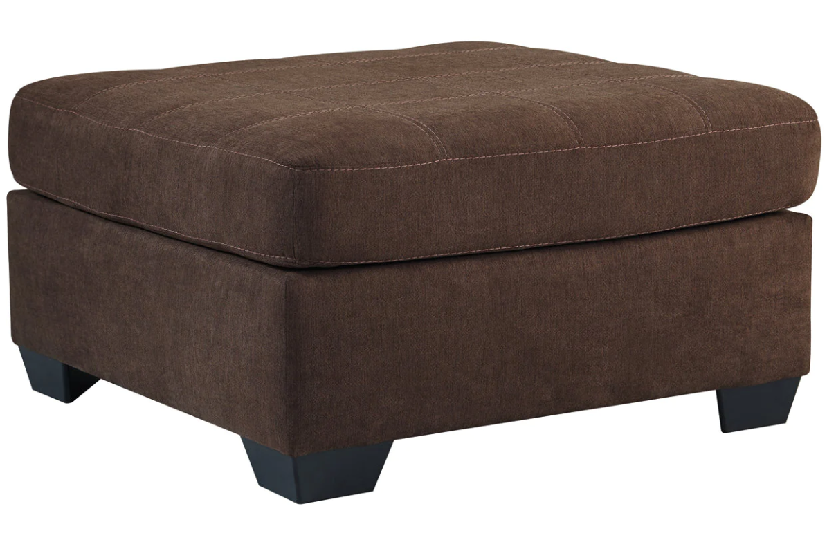 Maier Walnut Oversized Accent Ottoman