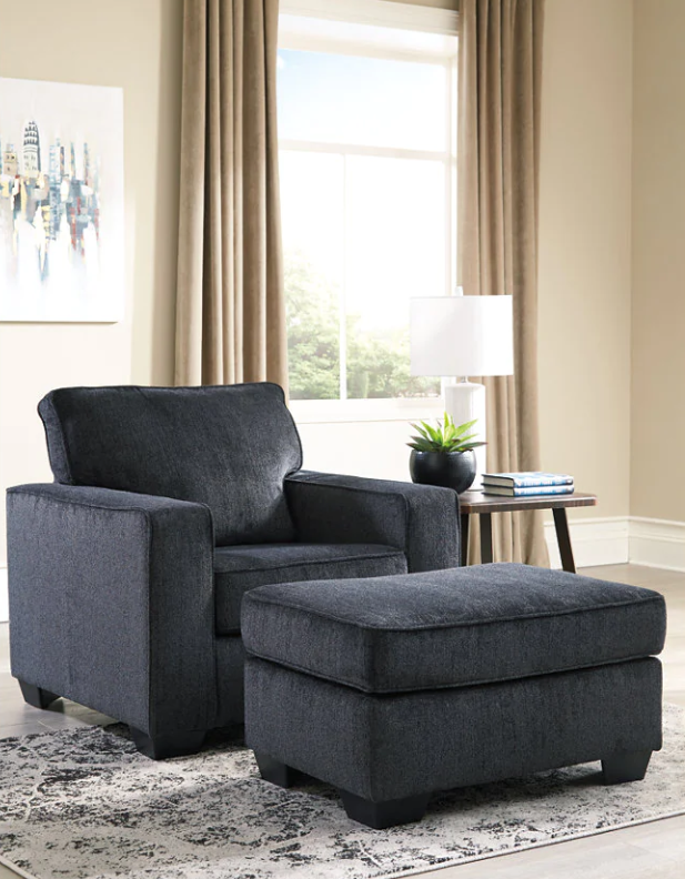 Altari Slate Ottoman