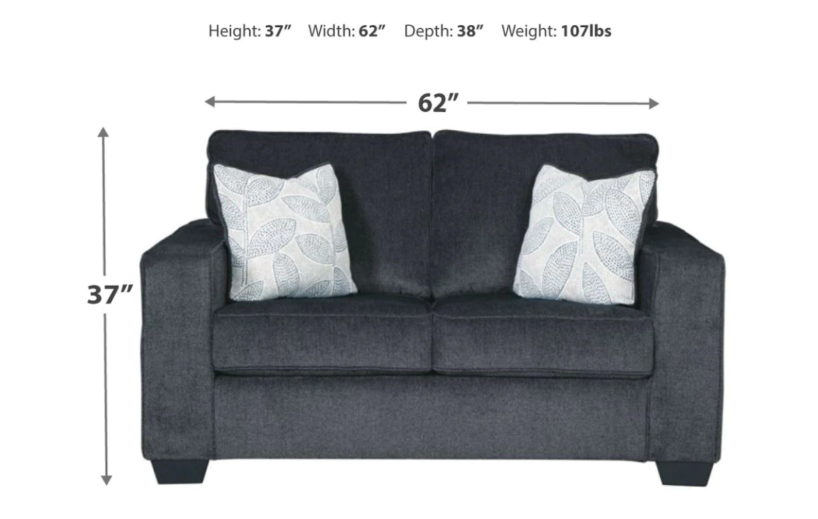 Altari Slate Loveseat