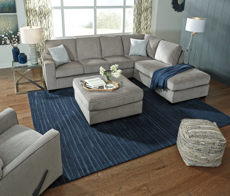 Altari Alloy Oversized Accent Ottoman