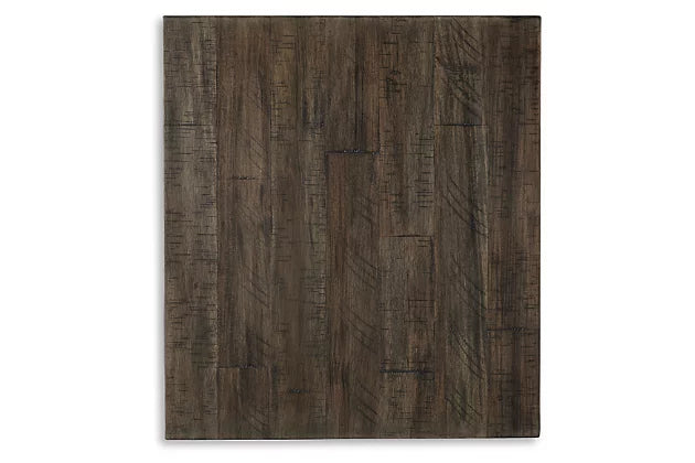 Johurst Grayish Brown Counter Height Dining Table