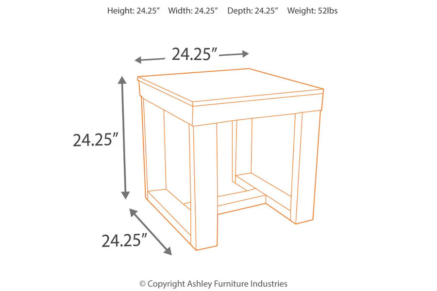 Watson Dark Brown End Table