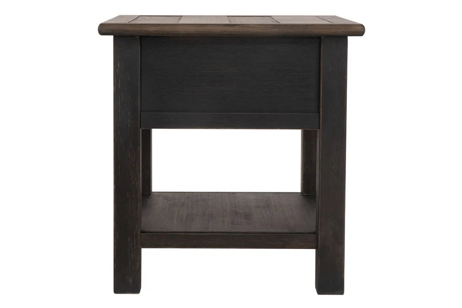 Tyler Creek Grayish Brown End Table