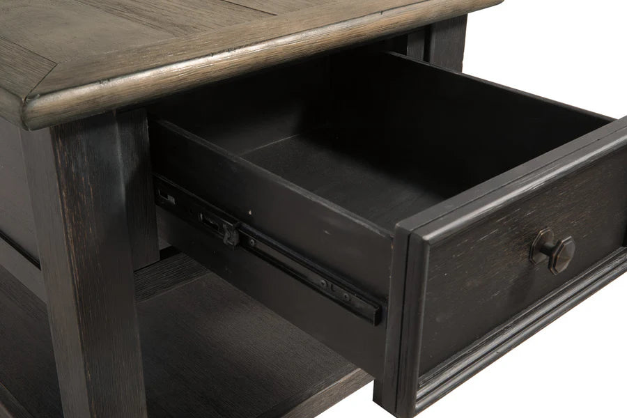 Tyler Creek Grayish Brown End Table