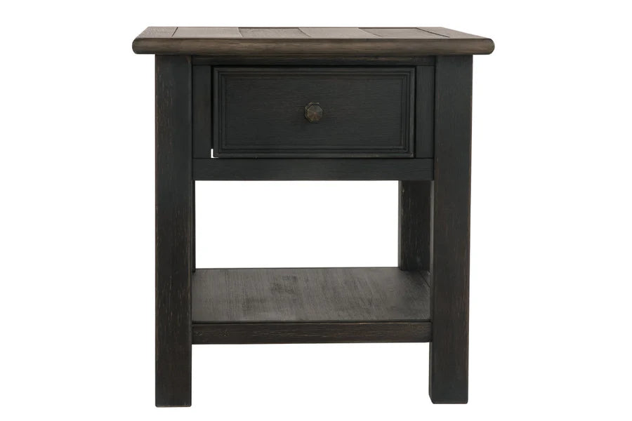 Tyler Creek Grayish Brown End Table