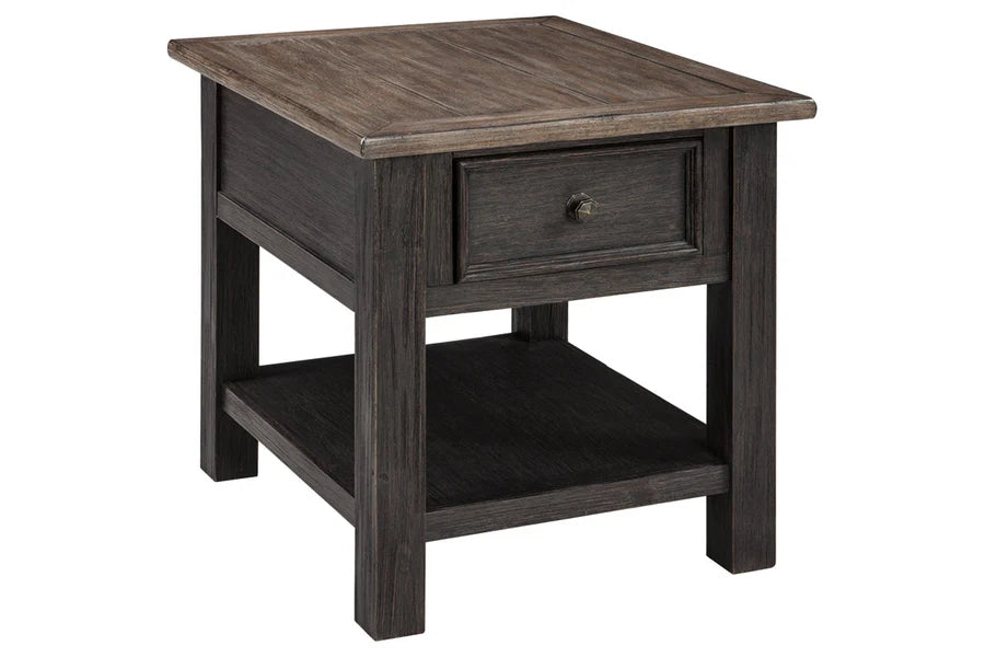 Tyler Creek Grayish Brown End Table