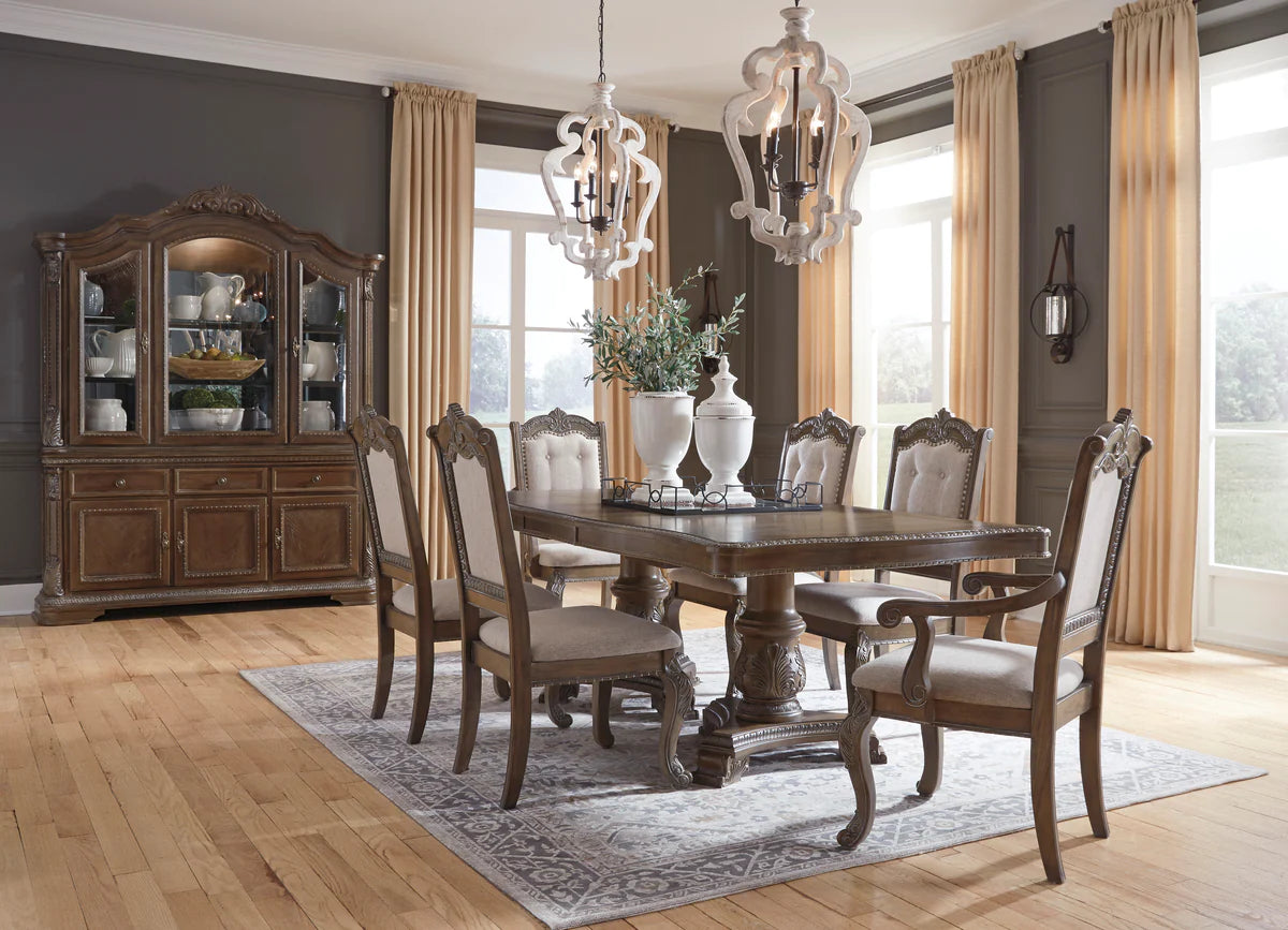 Charmond Brown Extendable Dining Set