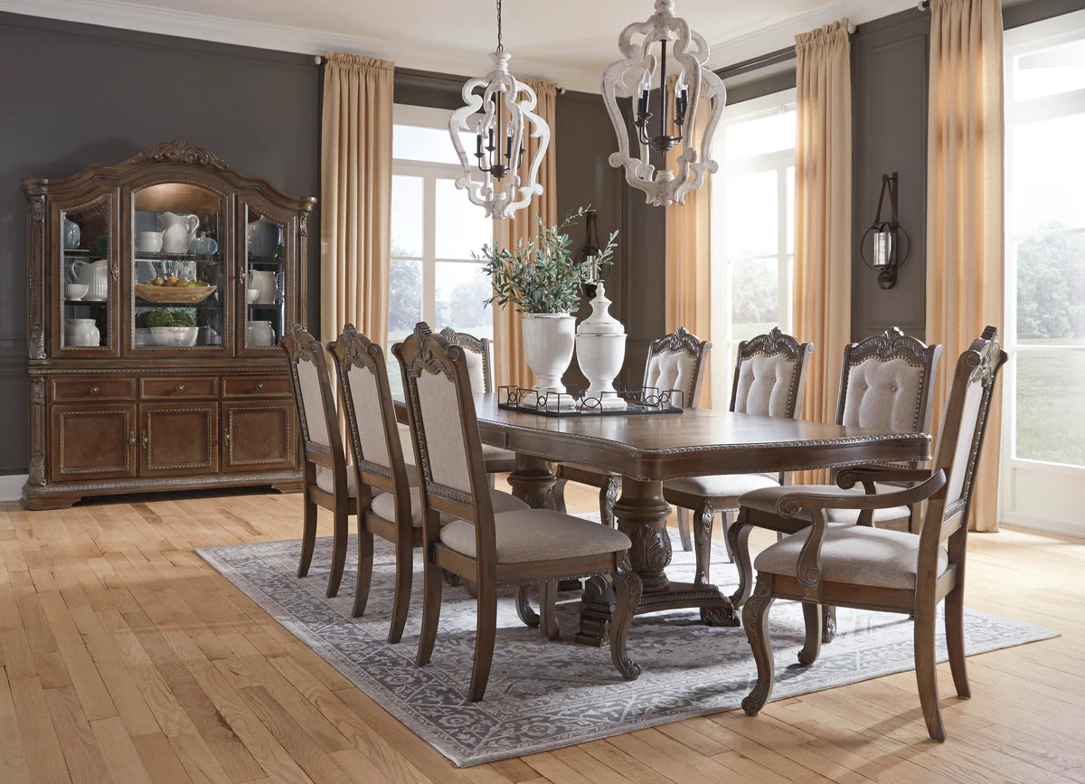 Charmond Brown Extendable Dining Set