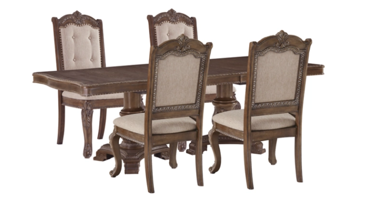 Charmond Brown Extendable Dining Set