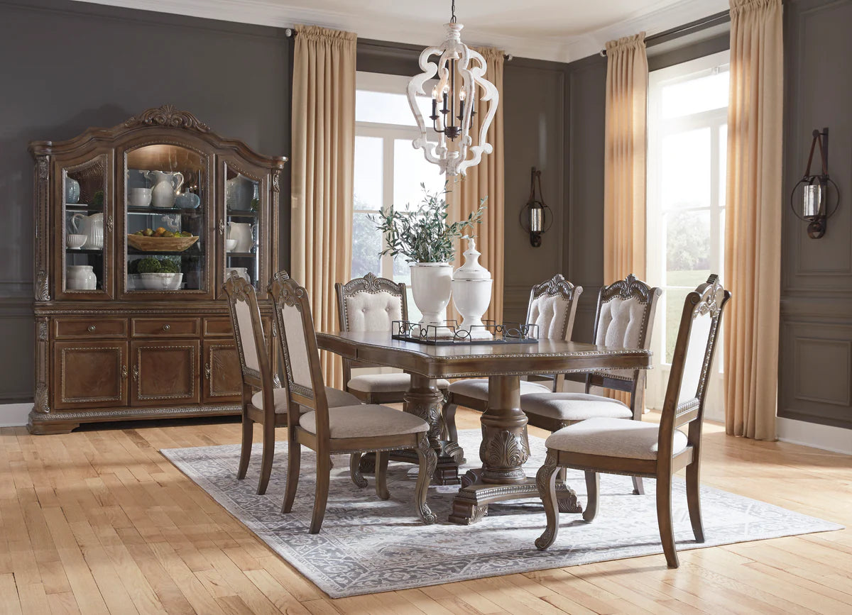 Charmond Brown Extendable Dining Set
