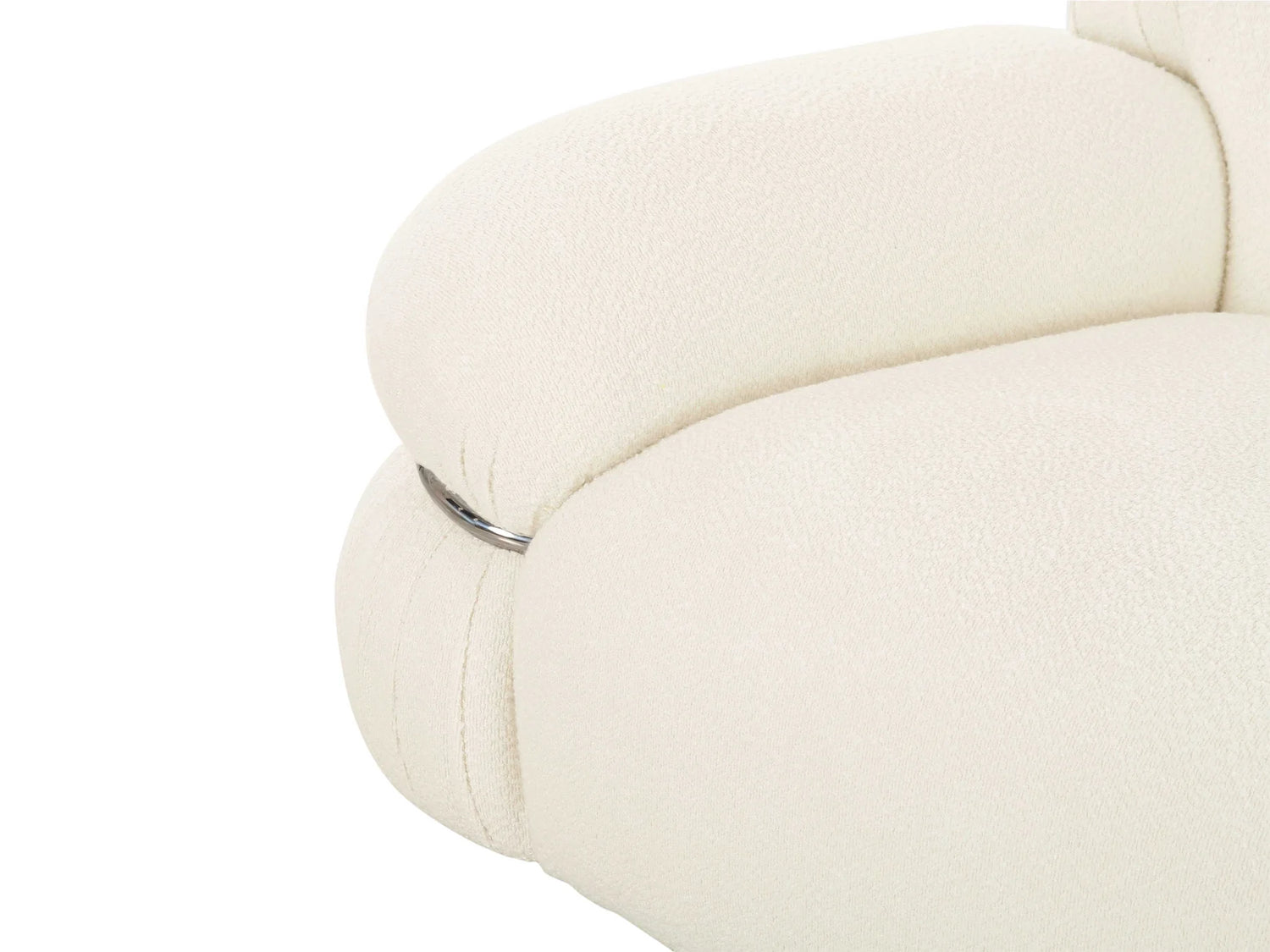 Sofá seccional de dos piezas Lindyn color marfil