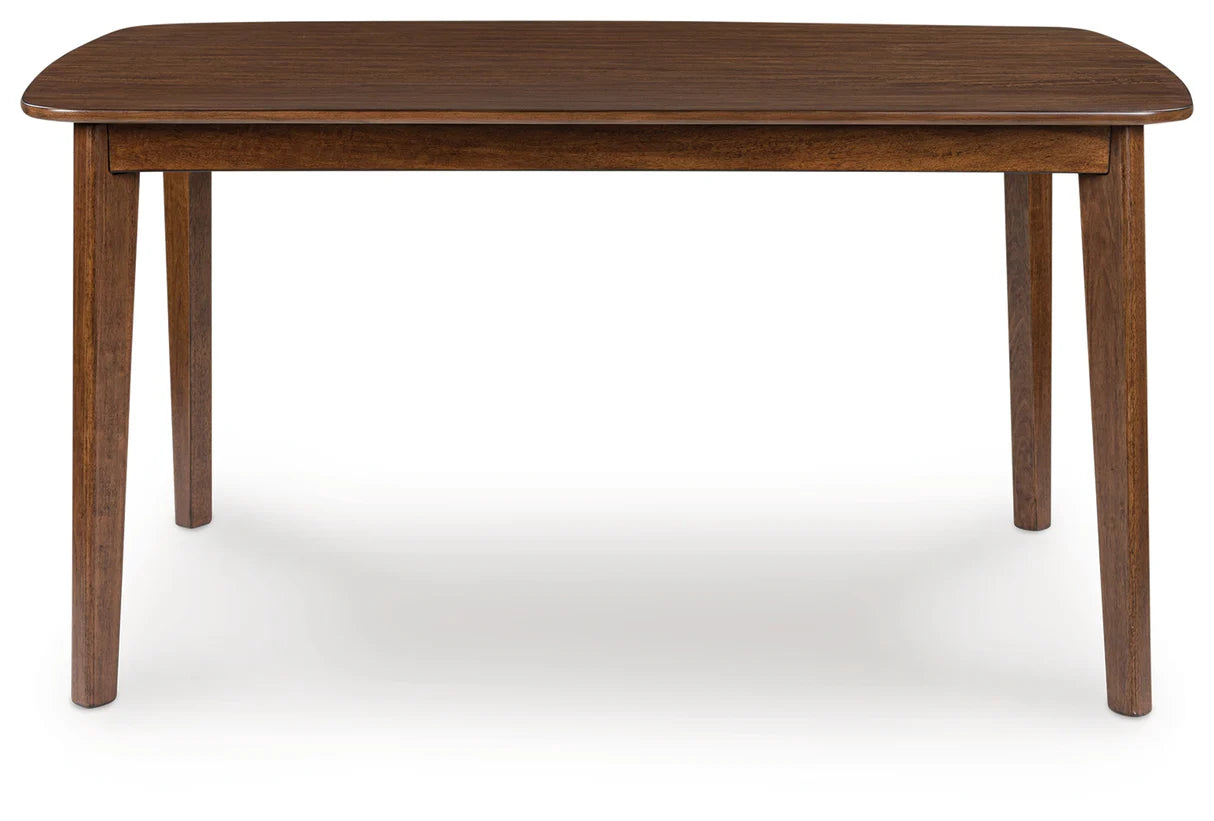 Juego de comedor extensible Ralene marrón medio