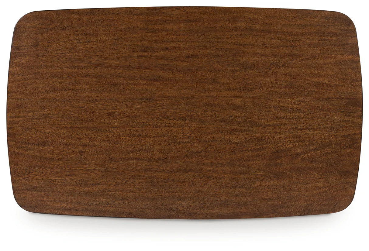 Juego de comedor extensible Ralene marrón medio