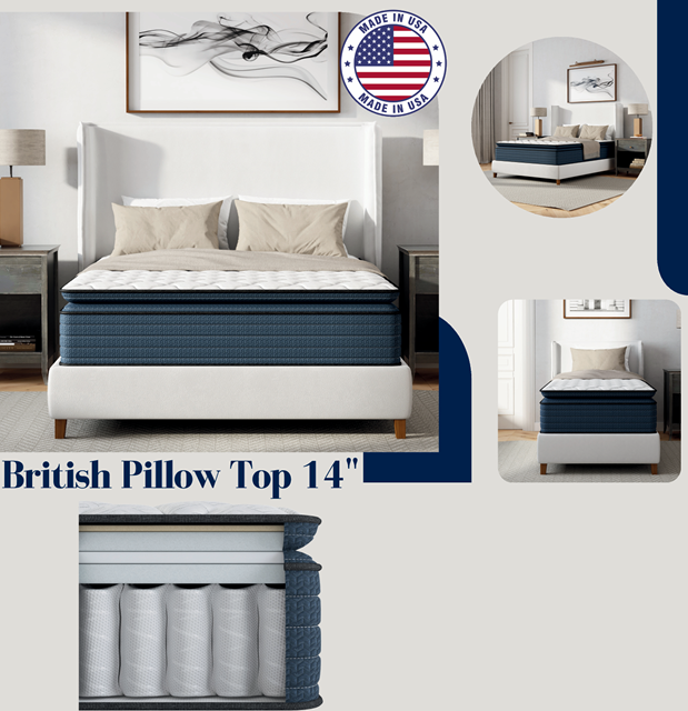 SPB14 14" Pillowtop Mattress