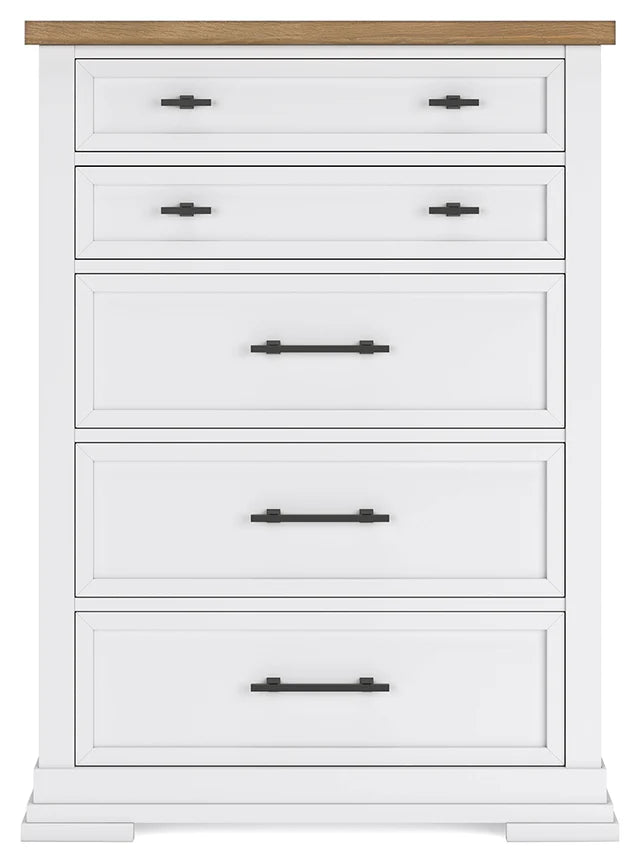 Ashbryn White Storage Platform Bedroom Set