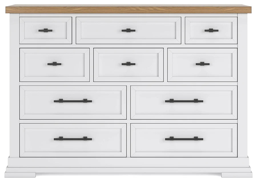 Ashbryn White Storage Platform Bedroom Set