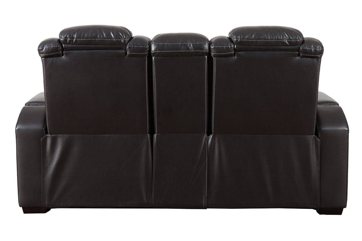 Party Time Power Reclining Loveseat with Console