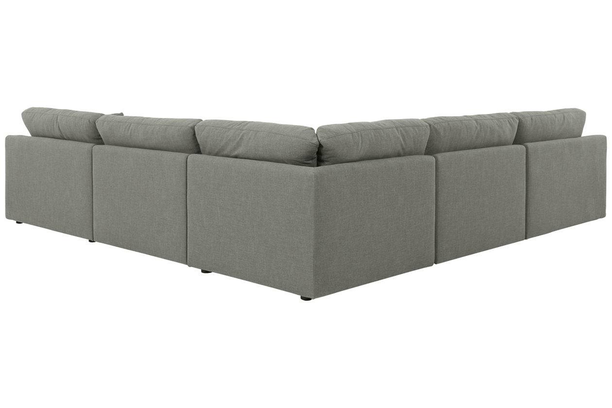 Elyza 5-Piece RAF Sectional with Chaise