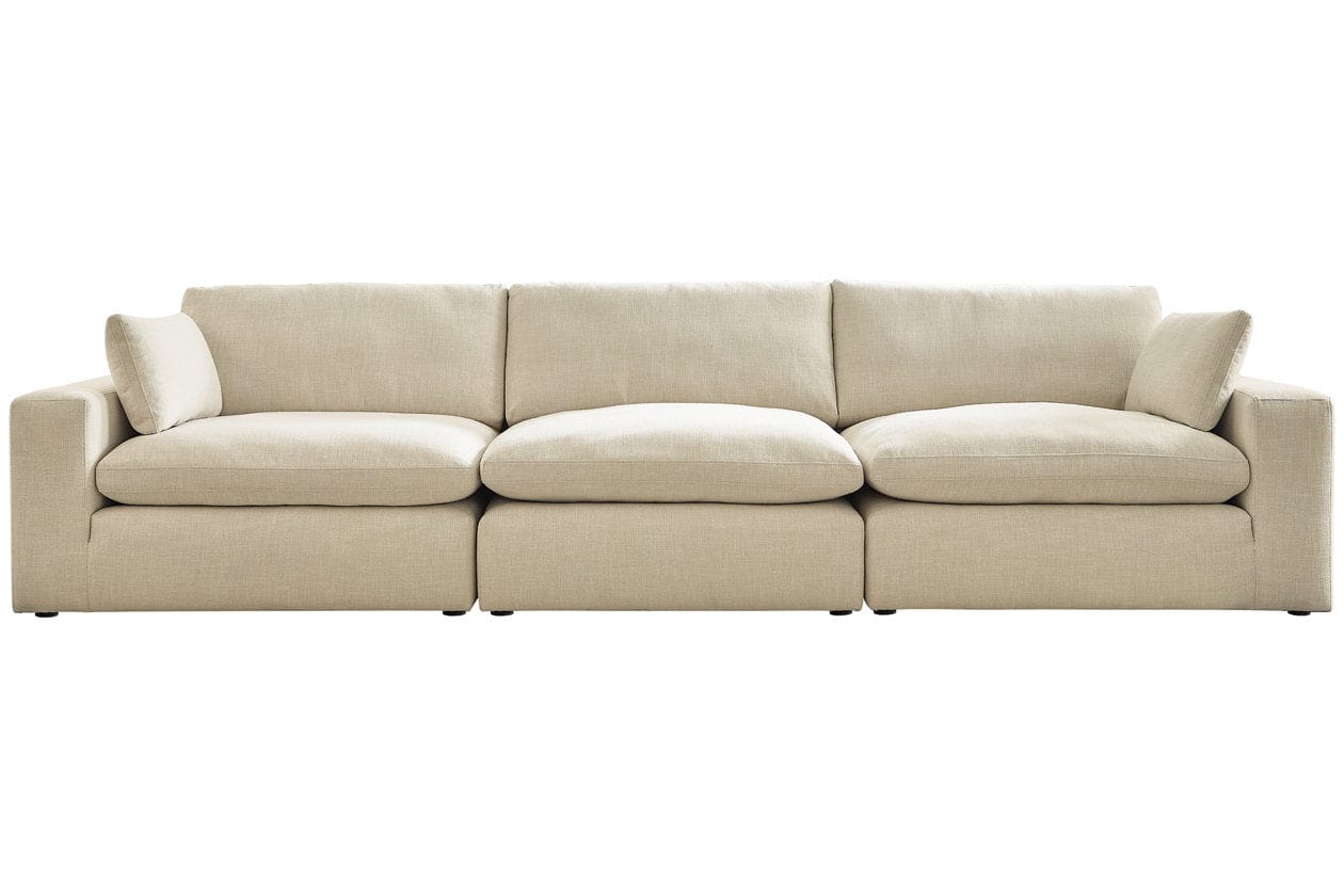Elyza Linen 3-Piece Sectional - Decohub Home