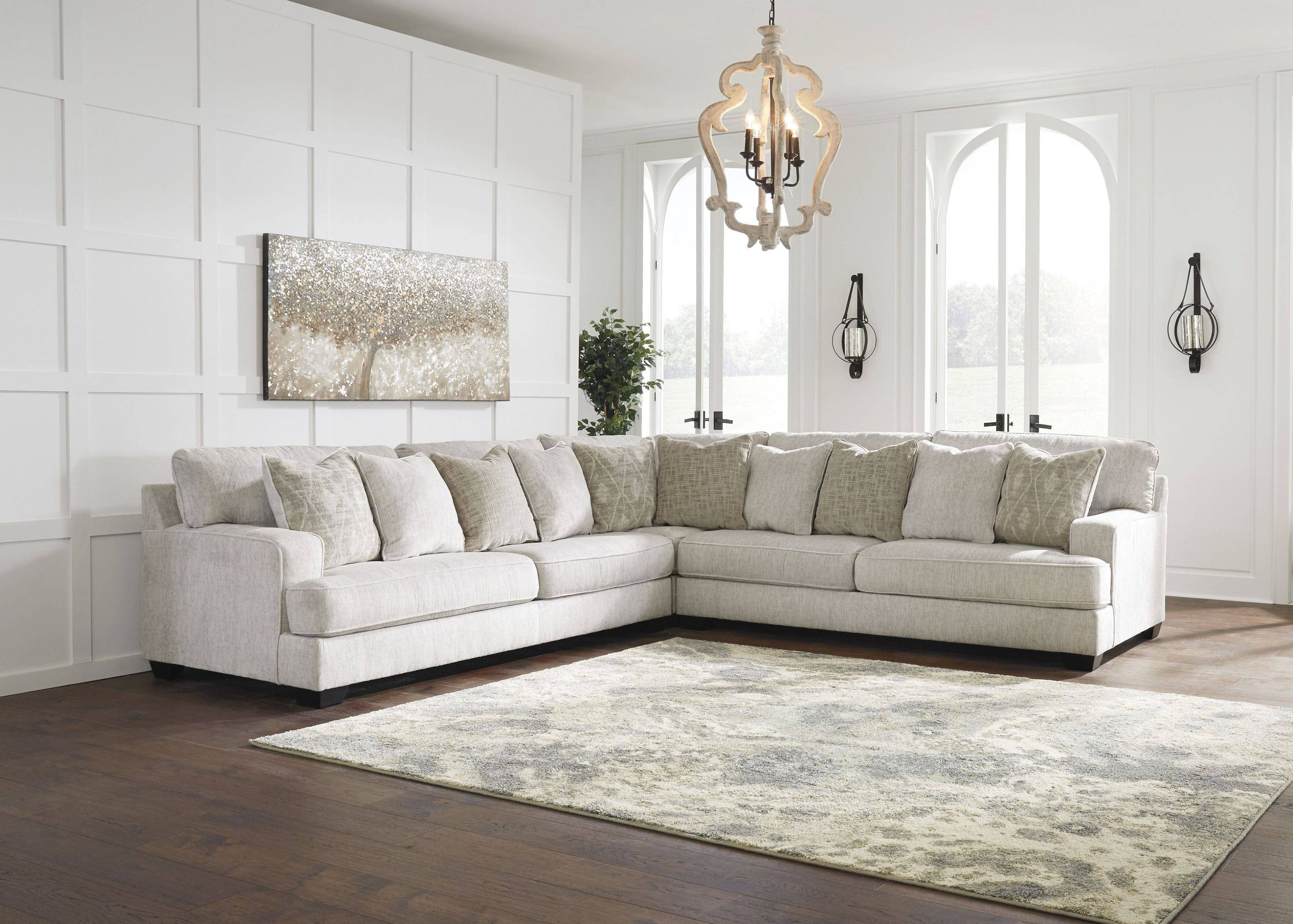 Rawcliffe 3-Piece Sectional With Ottoman - Decohub Home