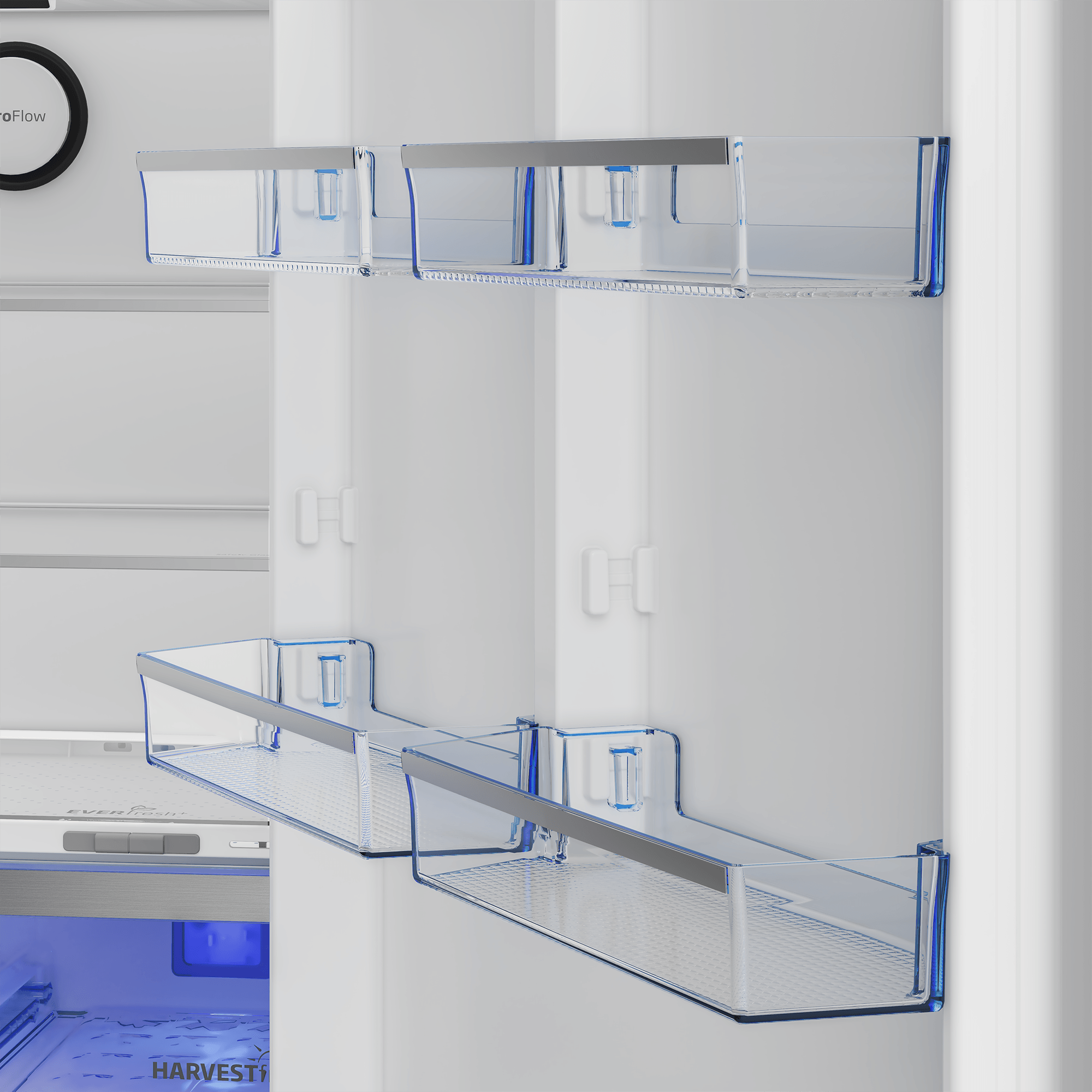 30" Bottom Freezer Refrigerator with HarvestFresh