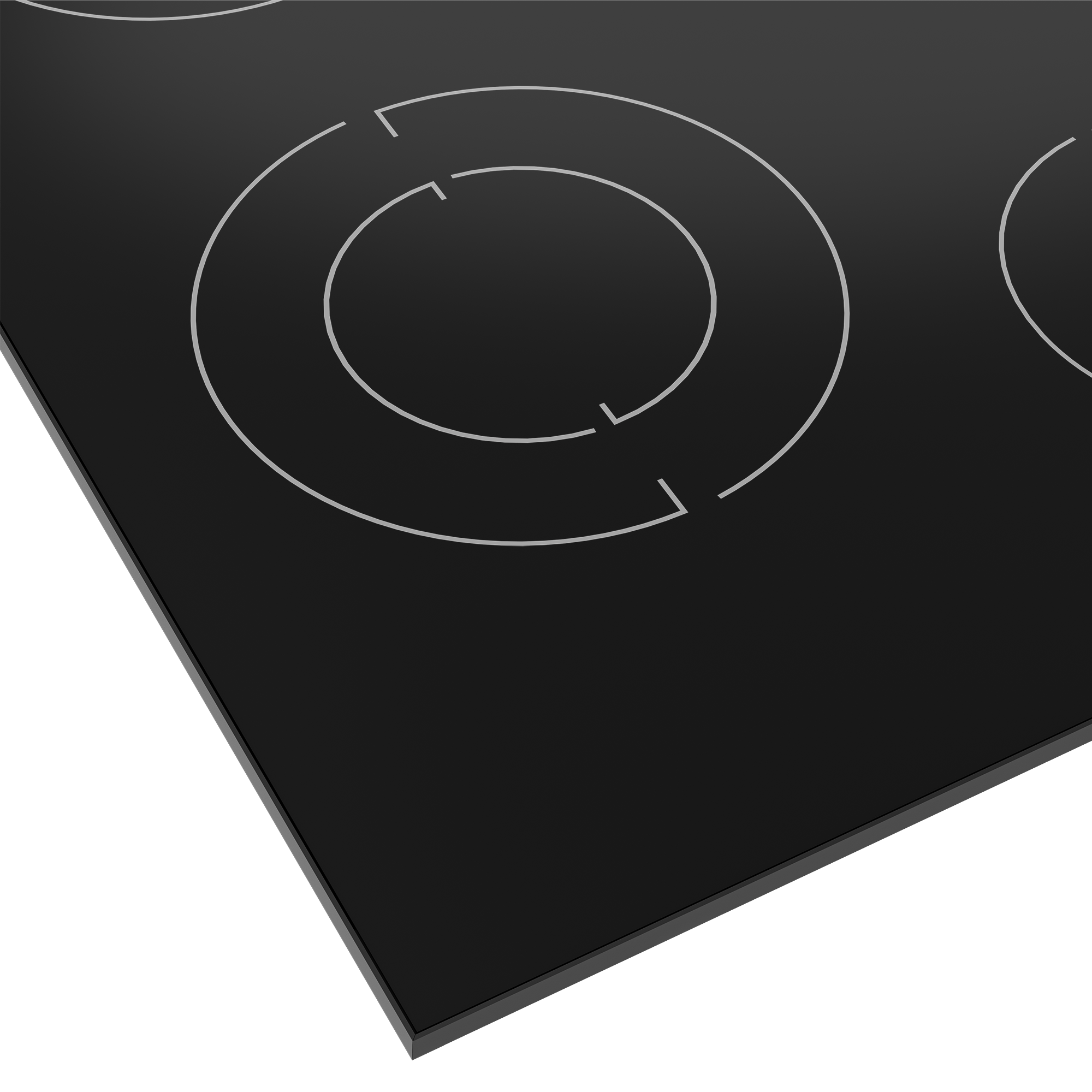 Beko 30" Black Glass Built In Electric Cooktop