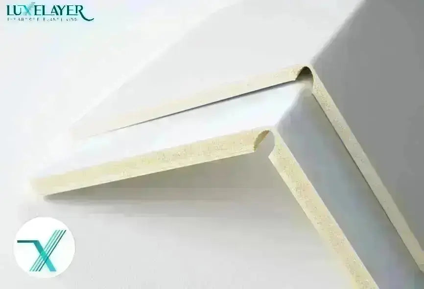 Panel impermeable de lujo metálico sin costuras
