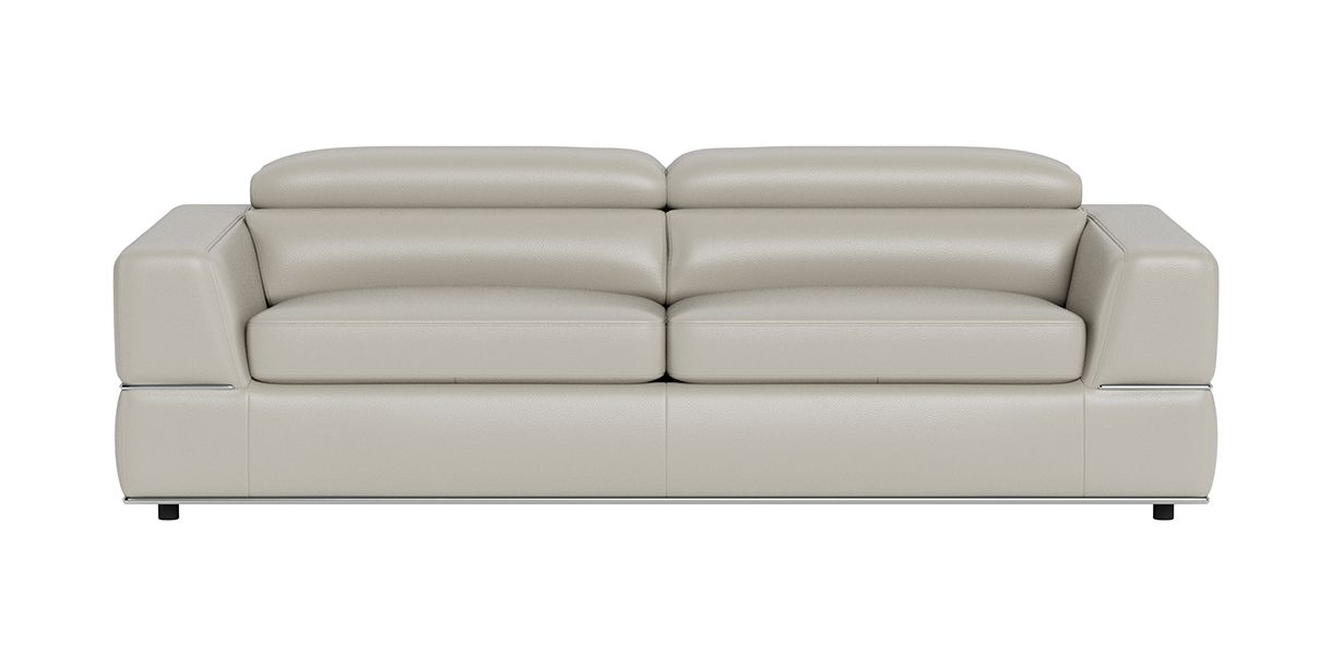 Bergamo 2 Seater Sofa Bed Light Gray