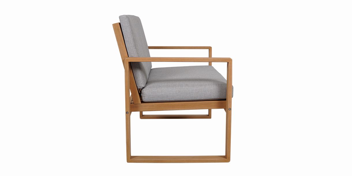 New Bocay Outdoor 2 Seater Sofa Light Gray