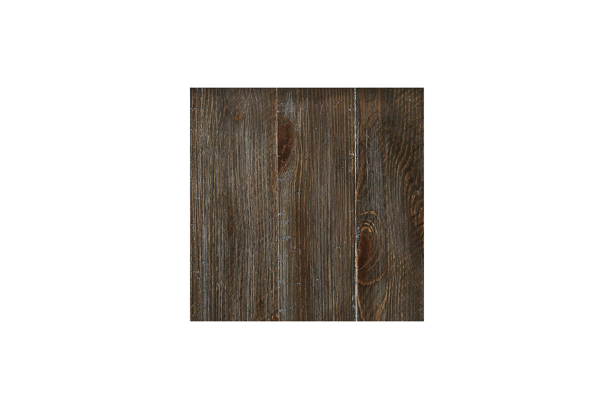 Wyndahl Rustic Brown Extendable Dining Set
