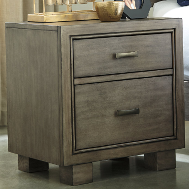 Arnett Gray Nightstand