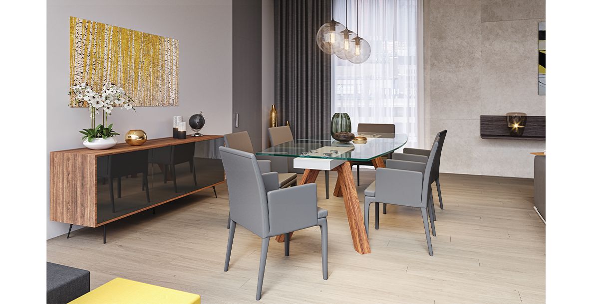 Camille Dining Chair Gray