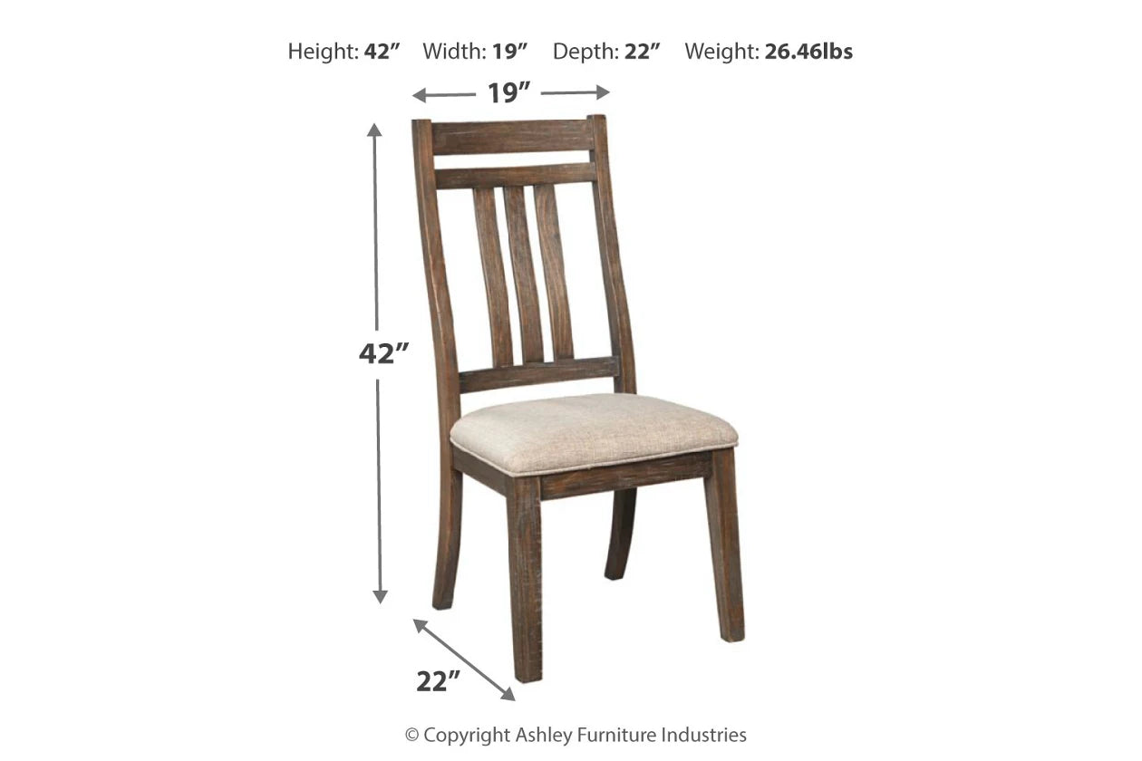 Wyndahl Rustic Brown Extendable Dining Set
