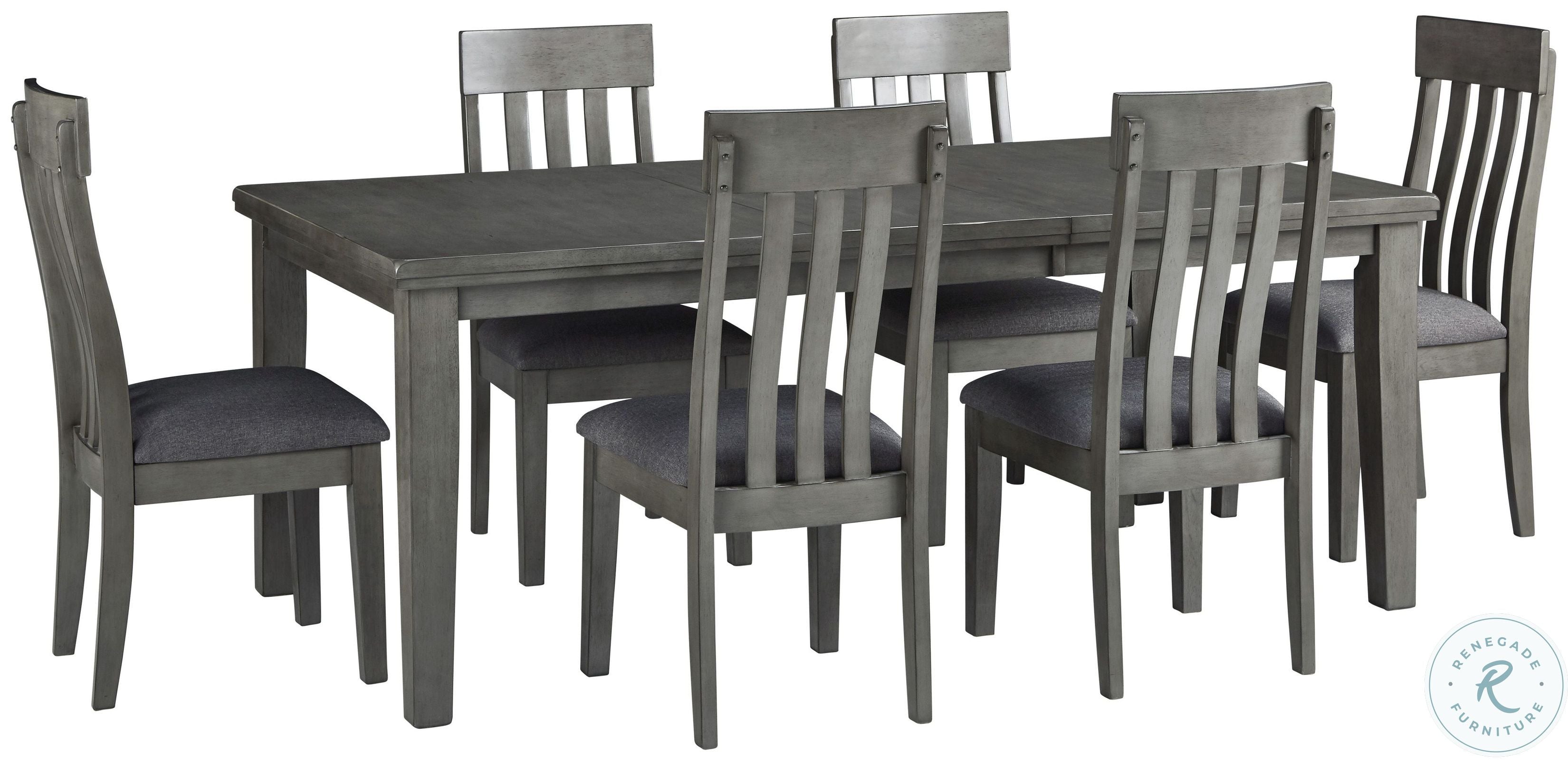 Hallanden Gray Extendable Dining Set