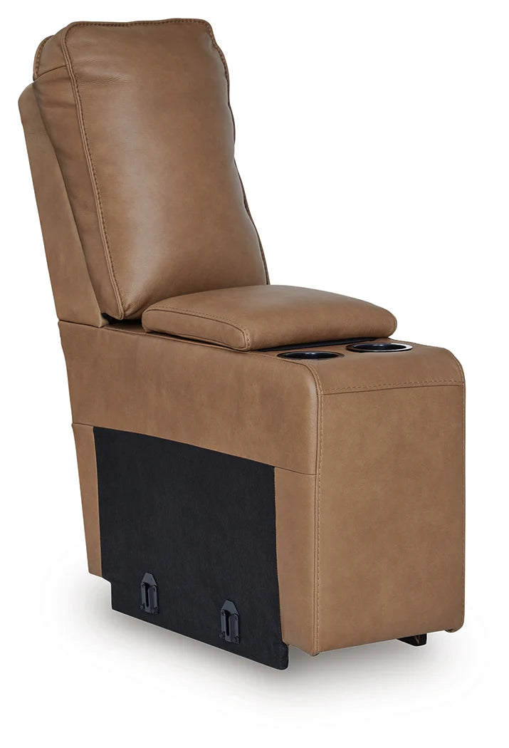 DeepWakes Caramel Modular Power Reclining Sectional