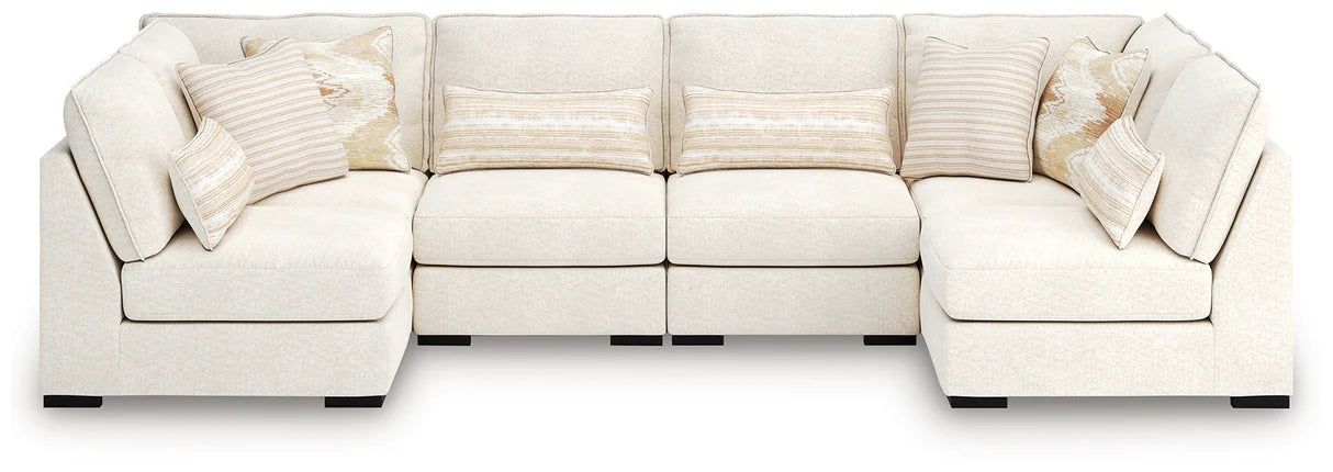 Donelson Creek Vanilla 6-Piece Modular Sectional
