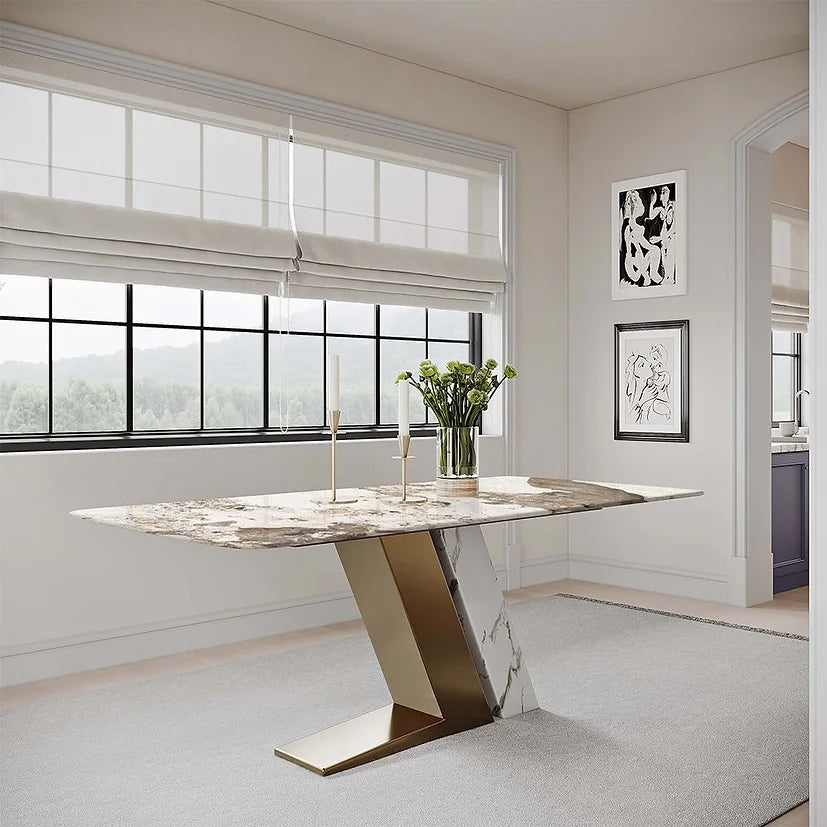 Mesa de comedor Goldie de 79"