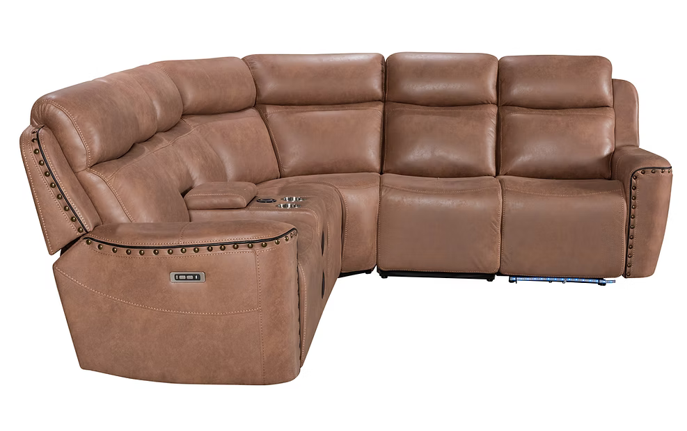 Conjunto de sofá reclinable Dallas Camel
