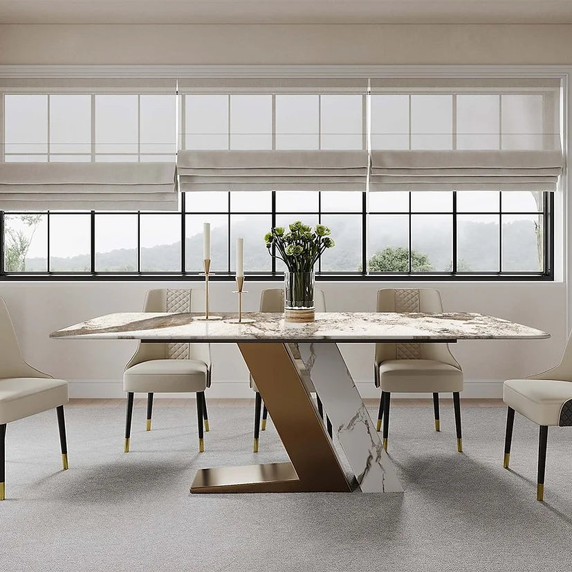 Mesa de comedor Goldie de 79"