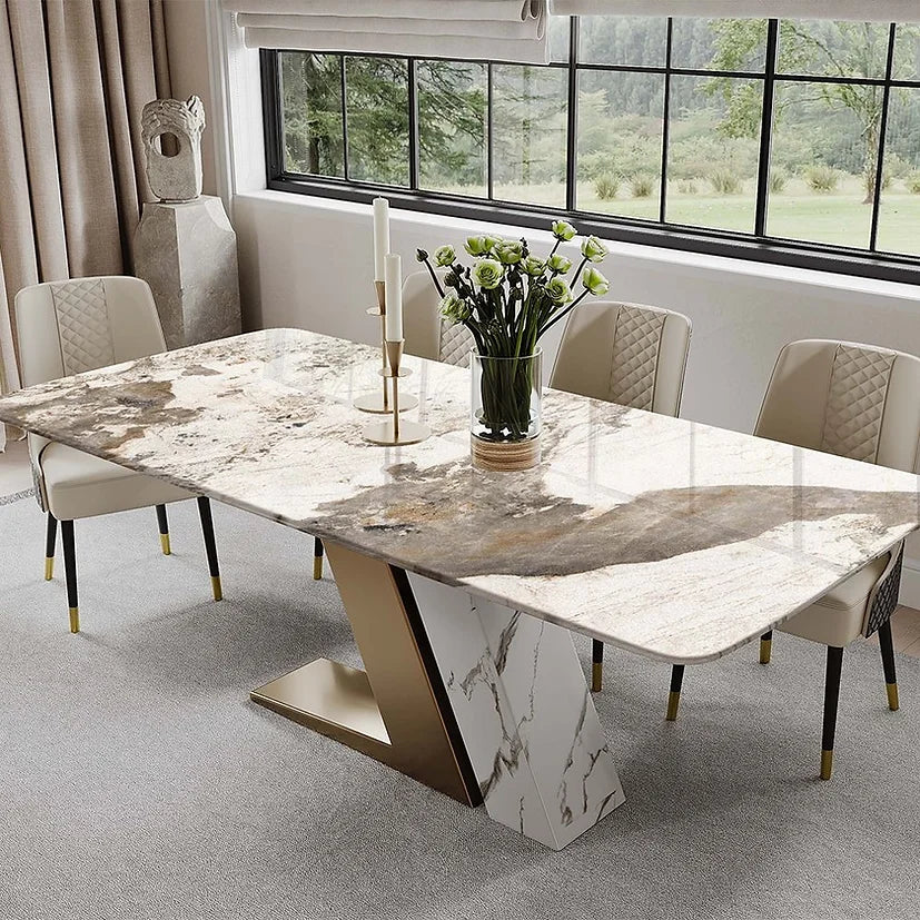 Mesa de comedor Goldie de 79"
