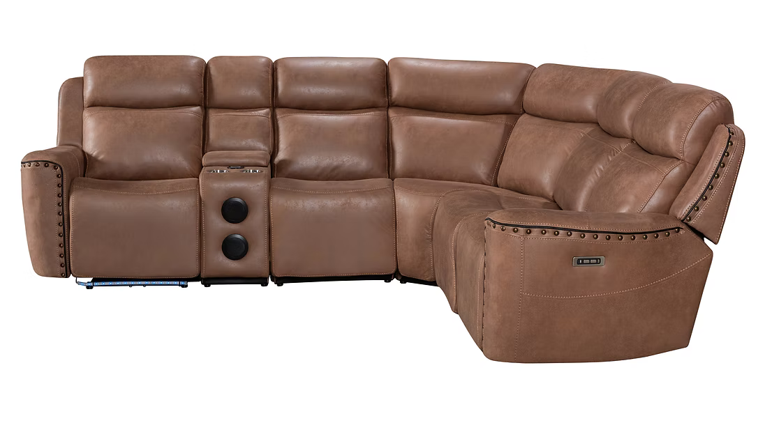 Conjunto de sofá reclinable Dallas Camel