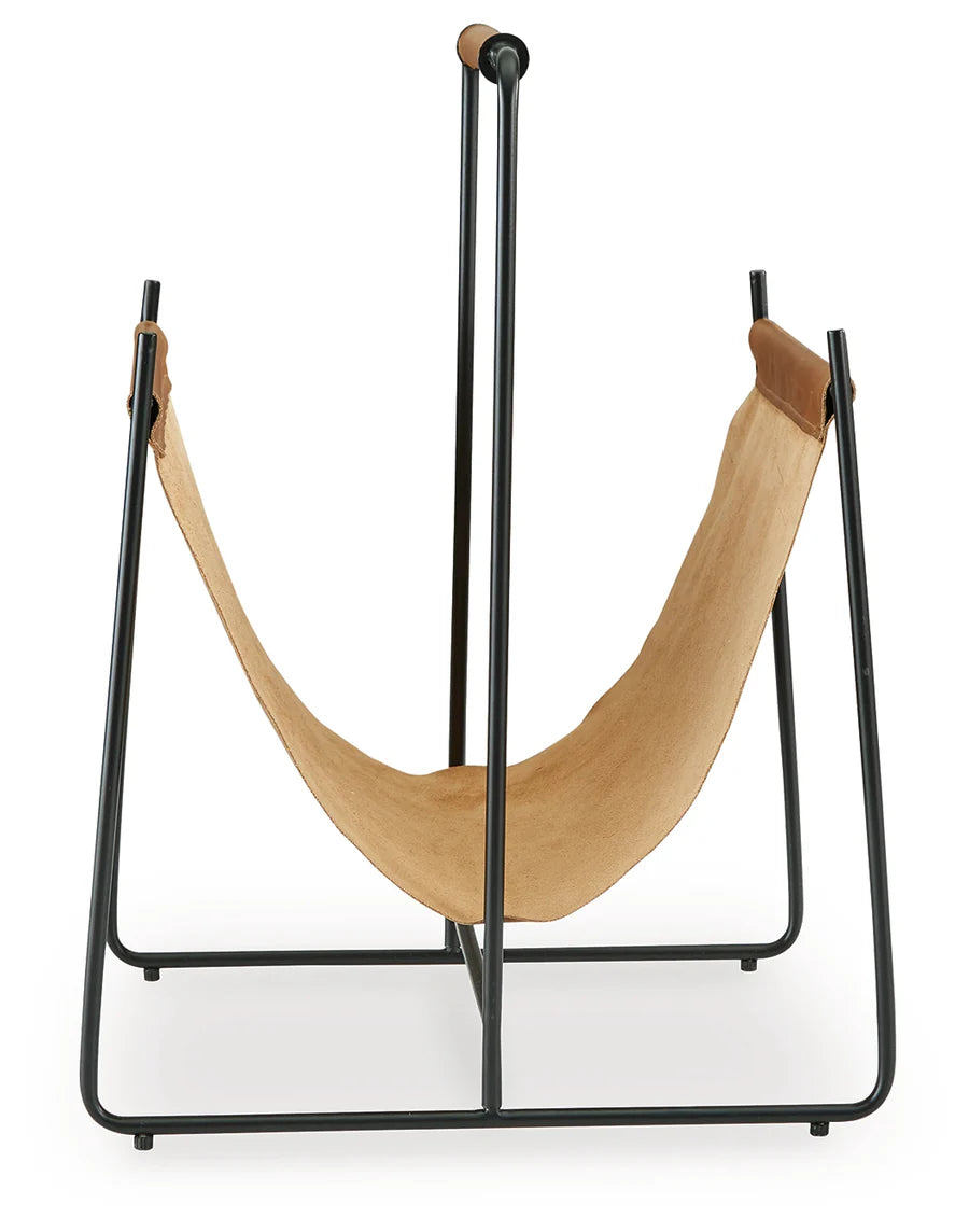 Faronworth Brown Magazine Rack