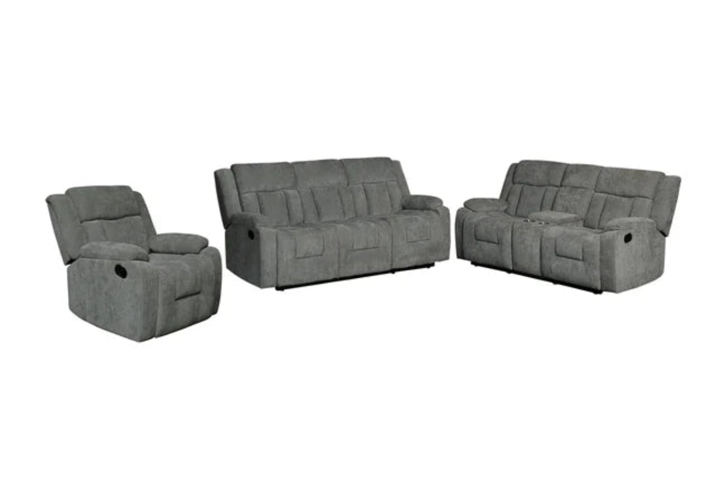 Farrah Gray 3-Pieces Reclining Living Room Set