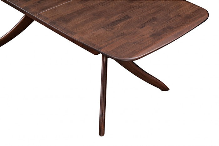 Hadsten Walnut 5 Pieces Dining Table Set
